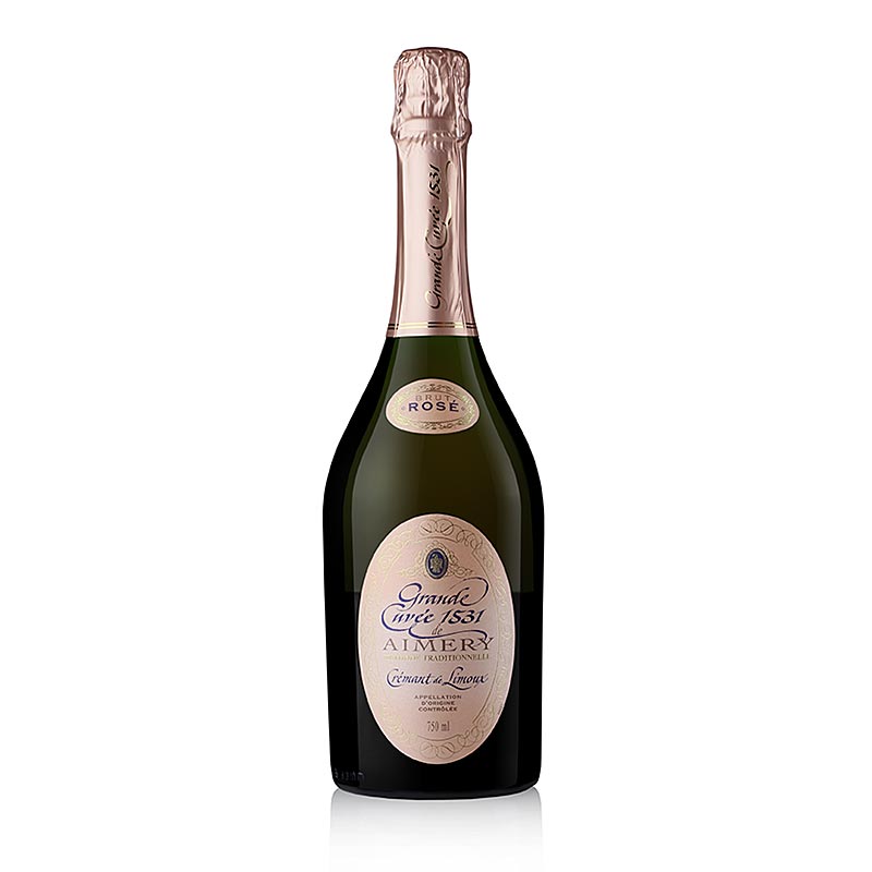 Sieur d`Arques Grande Cuvee 1531 ROSE Cremant de Limoux, brudhur - 750ml - Flaska Sieur d`Arques Grande Cuvee 1531 ROSE Cremant de Limoux, brudhur - 750ml - Flaska