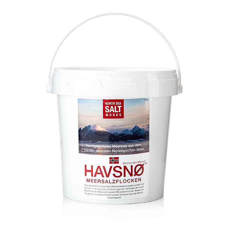 Serpihan garam laut HAVSNO, 650g, North Sea Salt Works (Norway) - 650g - Beg