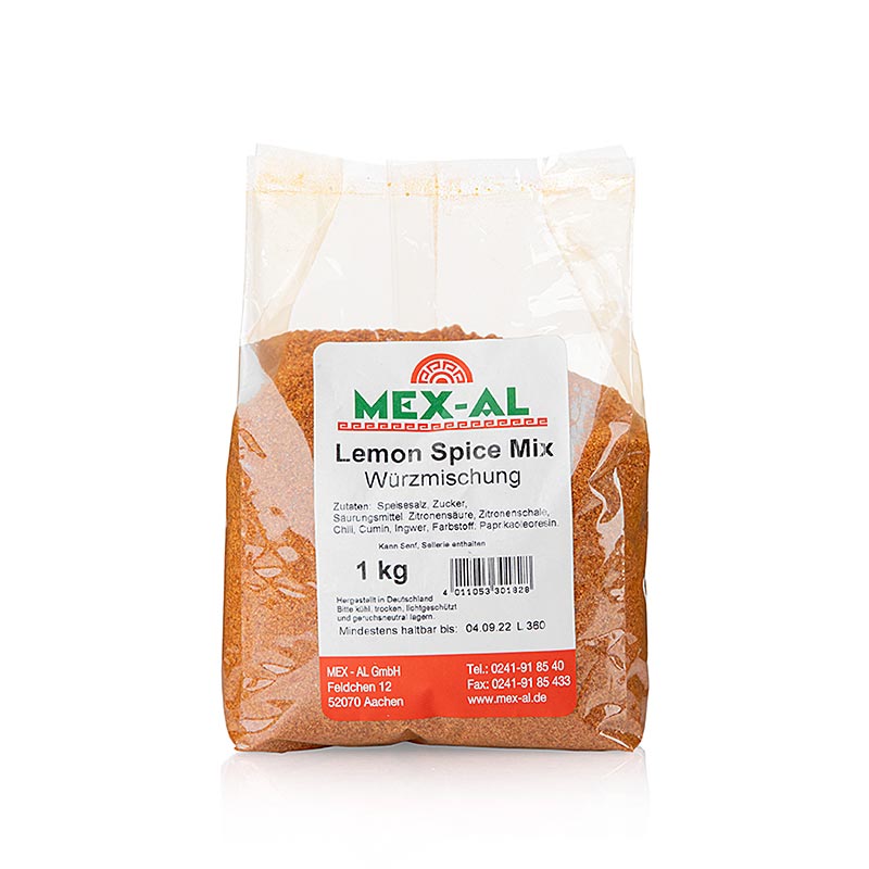 Mistura de especiarias com limao, mistura de especiarias, MEX-AL - 1 kg - bolsa