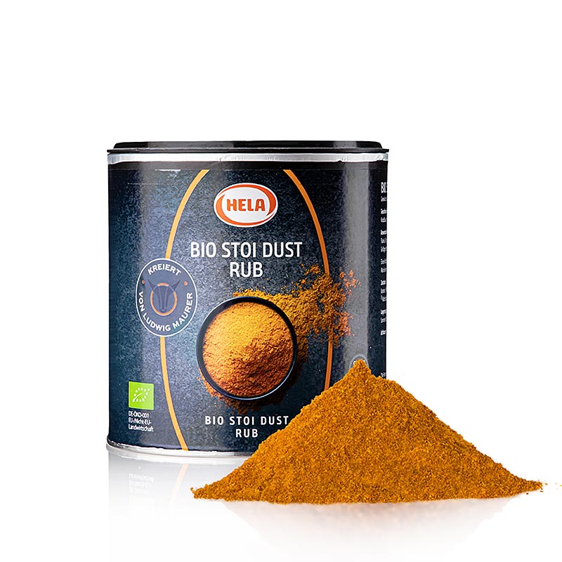 HELA STOI Dust Rub, criado por Ludwig Maurer, organico - 370g - Caixa de aromas