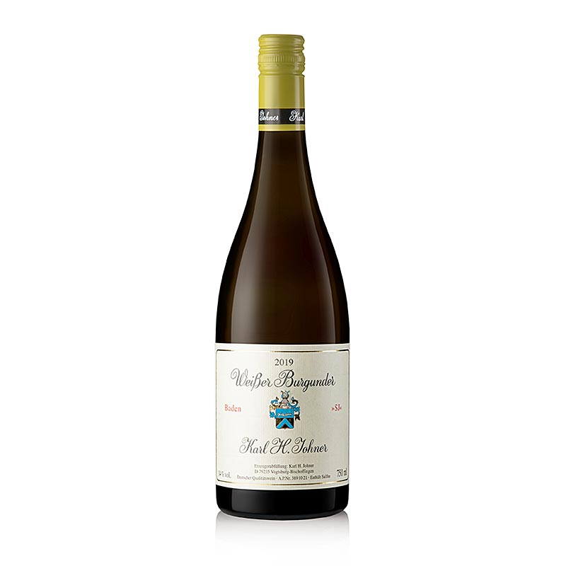 2019 urval Pinot Blanc barrique, torr, 14% vol., Johner - 750 ml - Flaska 2019 urval Pinot Blanc barrique, torr, 14% vol., Johner - 750 ml - Flaska