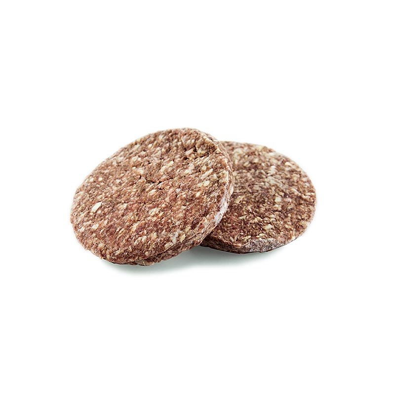 Roti Burger Mini, Biru® Wagyu, 8 W. Umur Kering, Ø 6cm, eatventure - 220g, 4 x 55g - vakum Roti Burger Mini, Biru® Wagyu, 8 W. Umur Kering, Ø 6cm, eatventure - 220g, 4 x 55g - vakum