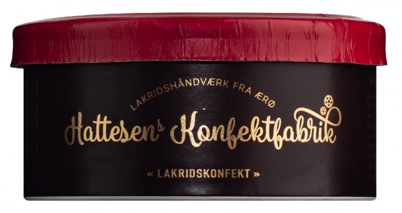 Lakridskonfekt Blabaer, Stikkelsbaer, Jordbaer, alcacuz com mirtilos, groselhas, morangos, Hattesens Konfektfabrik - 125g - pacote