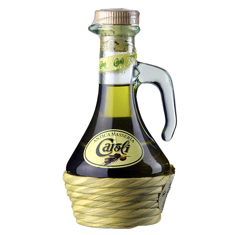 Extra virgin olive oil, Caroli Antica Masseria Delicato, powerfully fruity - 250ml - basket fl.