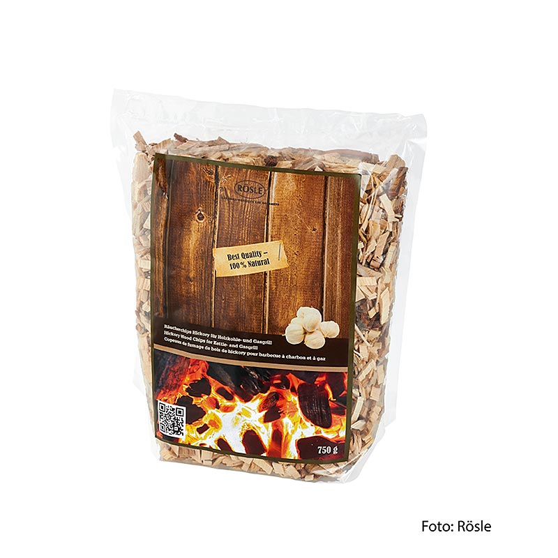 Keripik merokok Rosle hickory (25103) - 750 gram - tas