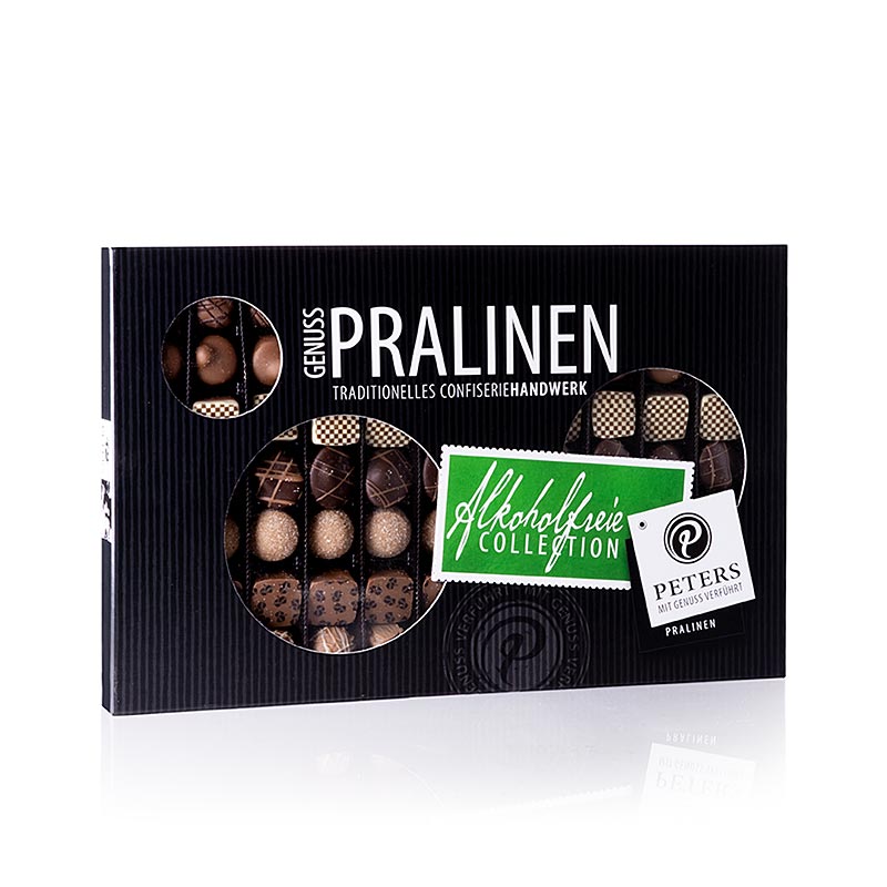 Campuran truffle dan praline, tanpa alkohol, Peters - 950g - kotak