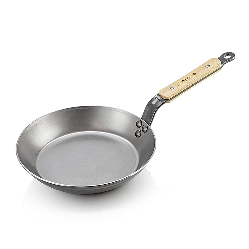 deBUYER Mineral B Bois paella, paella de ferro, 24 cm (5710.24) - 1 peca - Bossa