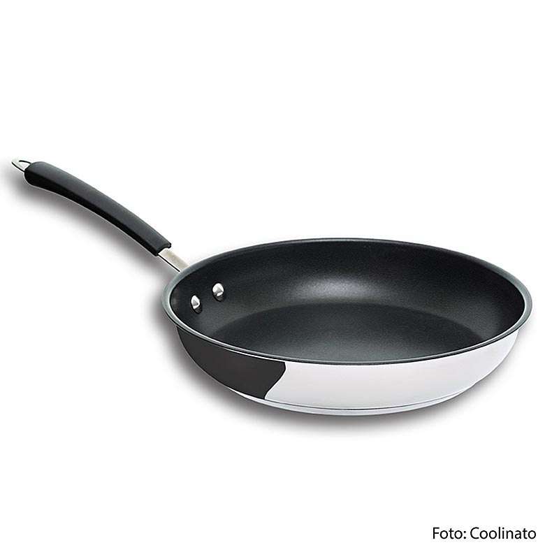 Frigideira em aco inox, 28cm, Coolinato - 1 pedaco - Cartao