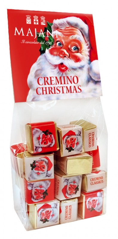 Bolsa de Navidad Cremino, Cremino Classico, bolsa de regalo de Navidad, Majani - 203g - bolsa