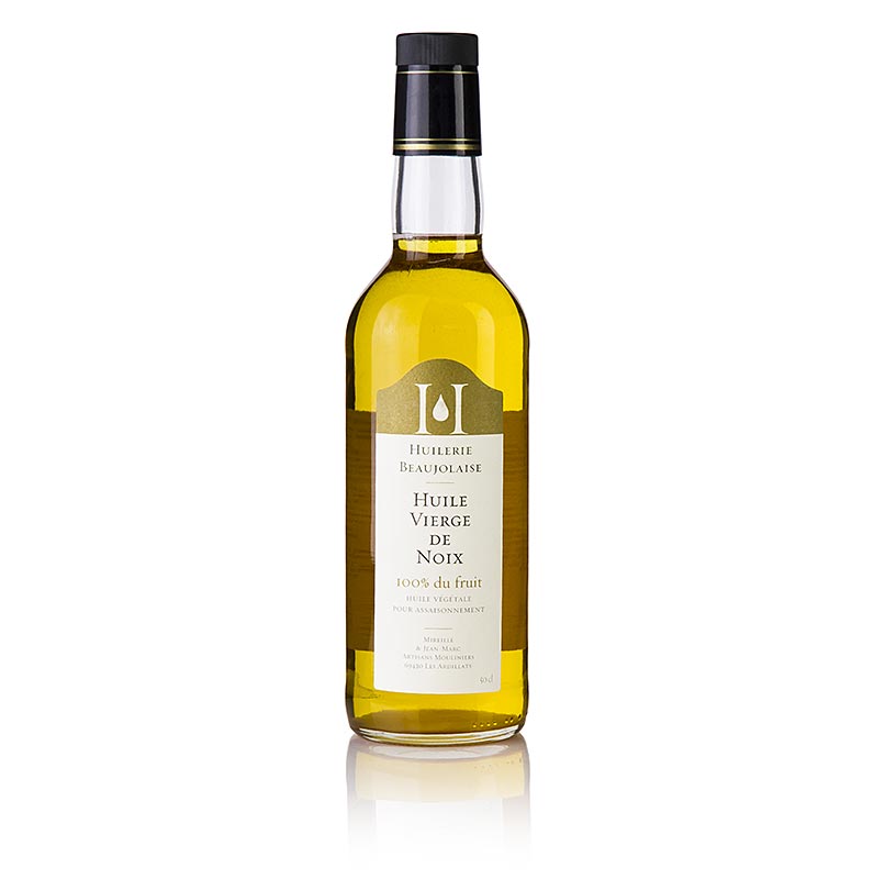Huilerie Beaujolaise Huile de Noix torrefiee, vierge de selection - 500 ml - Bouteille Huilerie Beaujolaise Huile de Noix torrefiee, vierge de selection - 500 ml - Bouteille
