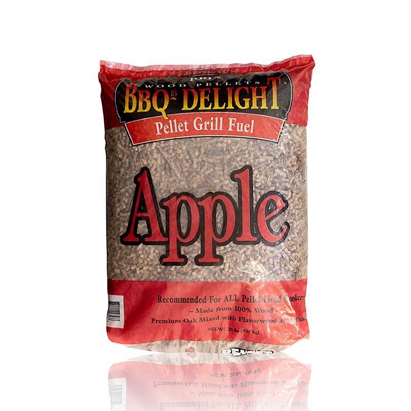 Grill BBQ pellets para ahumador de madera de manzana - 9,07 kg - bolsa