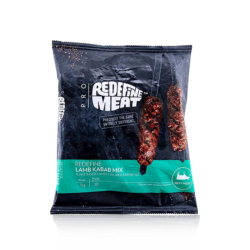 Definisikan kembali Kebab, massa kebab vegan dengan rasa domba, untuk membentuk diri Anda sendiri - 1kg - tas Definisikan kembali Kebab, massa kebab vegan dengan rasa domba, untuk membentuk diri Anda sendiri - 1kg - tas
