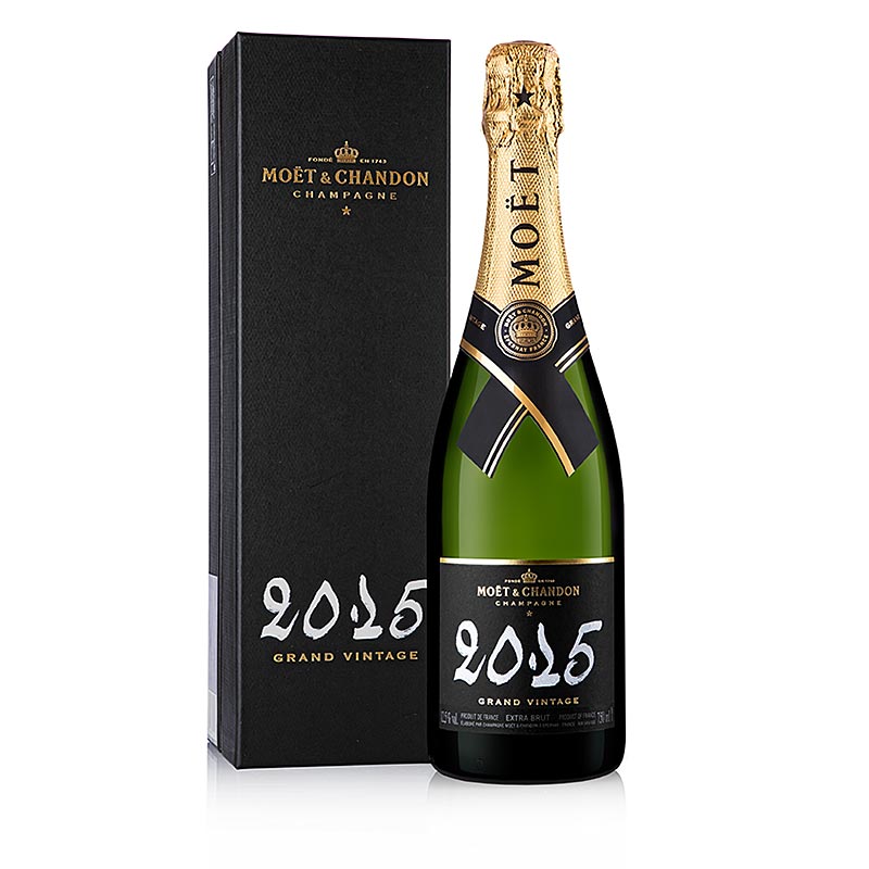 Champagne Moet og Chandon 2015 Grand Vintage, Extra Brut, 12,5% vol. - 750ml - Flaska