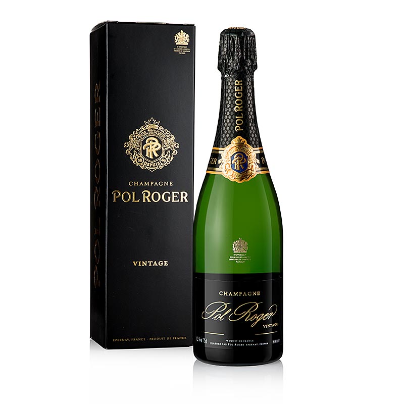 Samppanja Pol Roger 2015 Vintage brut 12,5% vol., 94 PP - 750 ml - Pullo