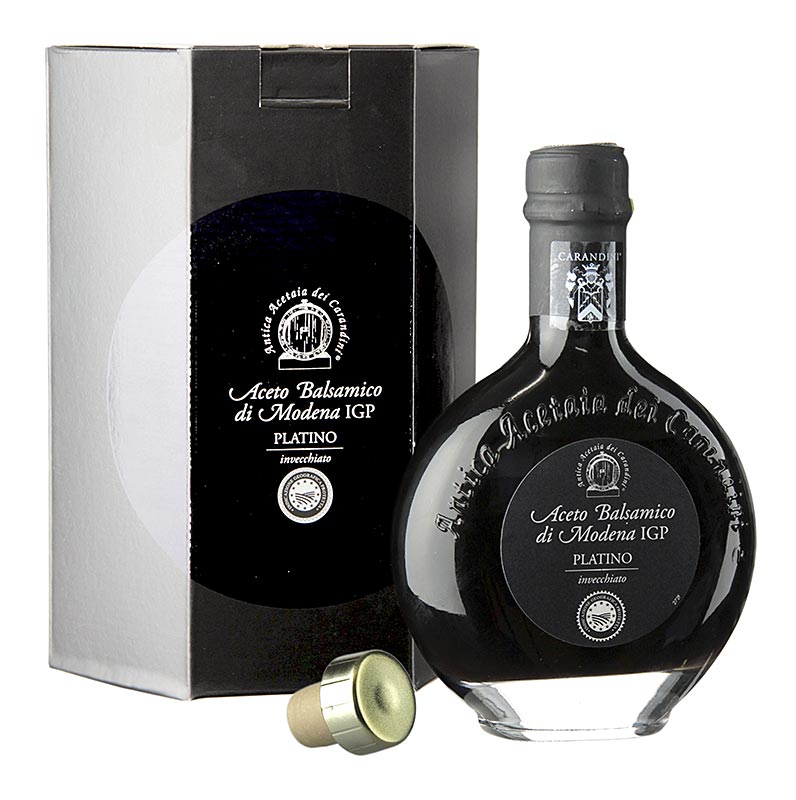 Balsamic Vinegar of Modena IGP Platino, 27 years, Carandini - 250 ml - bottle Balsamic Vinegar of Modena IGP Platino, 27 years, Carandini - 250 ml - bottle
