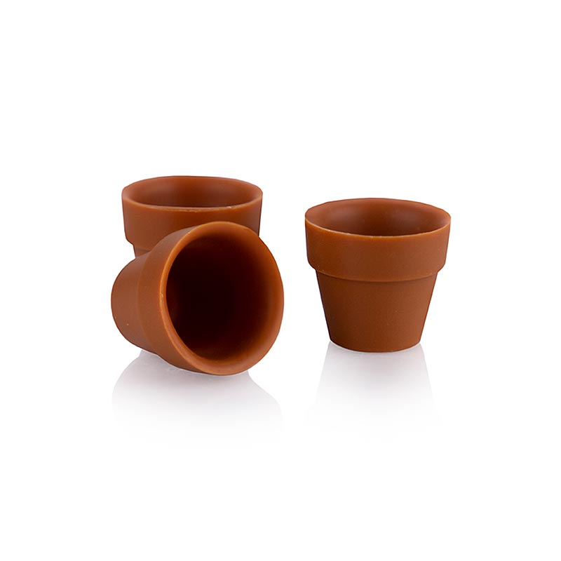 Cetakan Coklat Pot Bunga Mini, Susu Utuh, 25X28 Mm, Dobla (18139) - 132g, 24 buah - Kardus Cetakan Coklat Pot Bunga Mini, Susu Utuh, 25X28 Mm, Dobla (18139) - 132g, 24 buah - Kardus