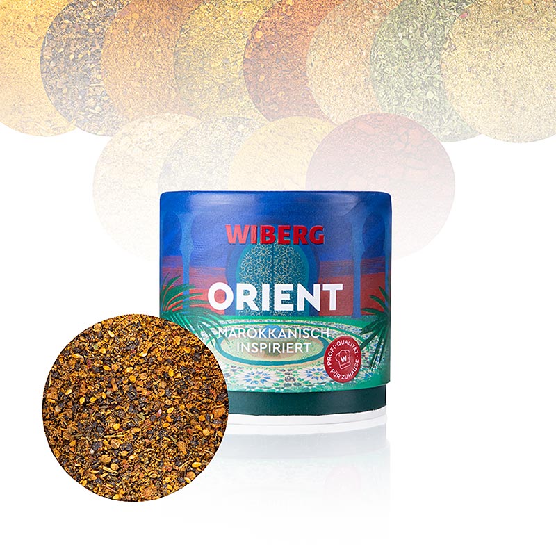 Wiberg Orient, mistura de especiarias de inspiracao marroquina - 85g - Caixa de aromas