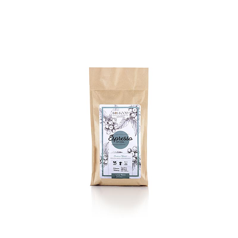 Espresso especial, mezcla de cafe Arabica, MOLIDO - 500g - bolsa