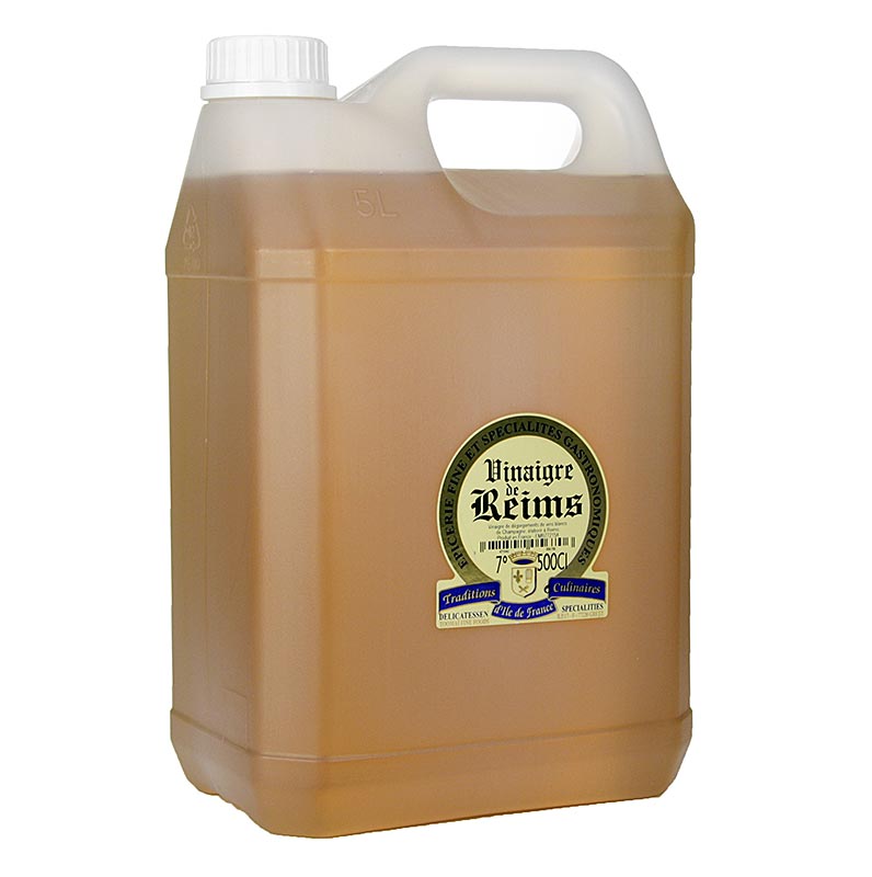 Vinaigre de Reims, vinegar from Champagne-Ardennes, 7% acid, soripa - 5 litres - canister