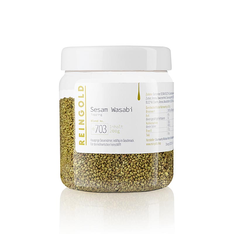 Reingold - gergelim com sabor de wasabi - 200g - Pe pode