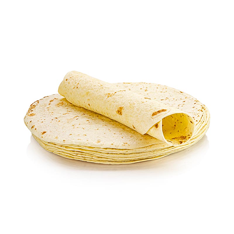 Hveiti tortillur umbudhir, Ø25cm, Poco Loco - 925g, 15 stykki - taska