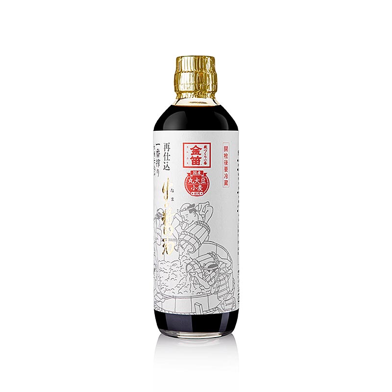 Saishikomi Nama Shoyu sojasas, fueki - 600 ml - Flaska