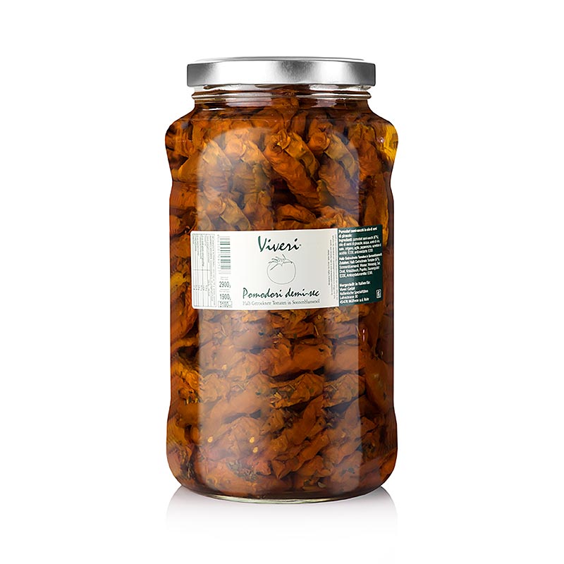 Viveri Acar tomat setengah kering dalam minyak bunga matahari - 2,9kg - Kaca Viveri Acar tomat setengah kering dalam minyak bunga matahari - 2,9kg - Kaca