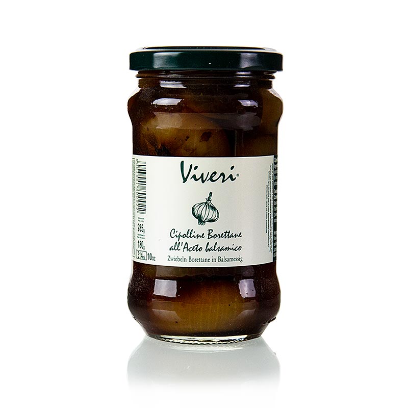 Ceba Borettane en escabetx, en vinagre balsamic Viveri - 285 g - Vidre