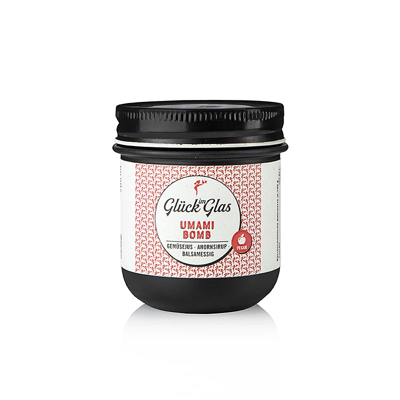 La felicita in un bicchiere - Umami Bomb, sugo vegetale, vegano - 200 ml - Bicchiere