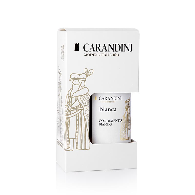 Condimento Balsamico Bianco, Carandini (caja actual) - 250ml - Cartulina