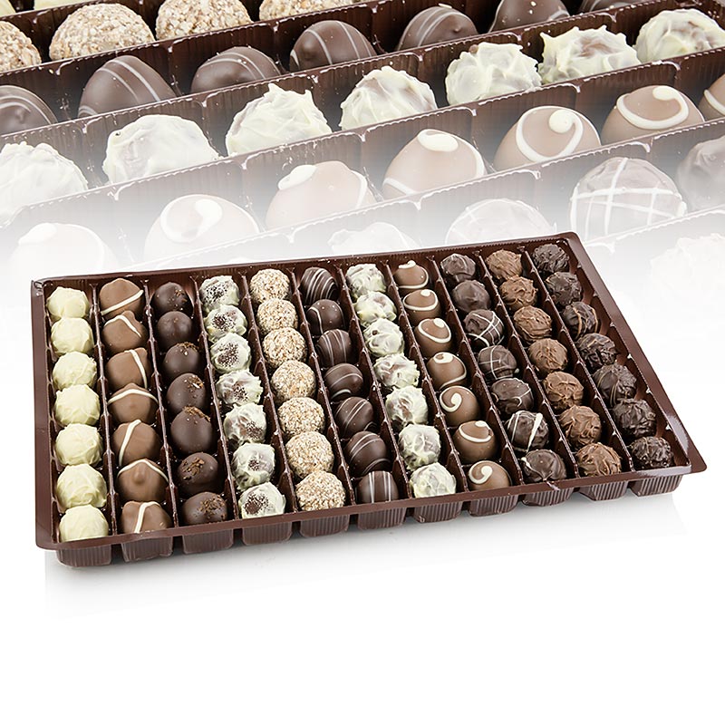 Pralinur / trufflublanda, 11 tegundir, Dreimeister - 1 kg - Pappi