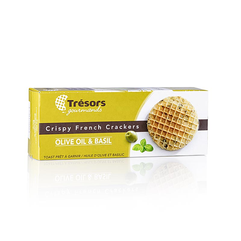 Barsnack Tresors - Mini gofres francesos cruixents amb oli d`oliva - 95 g - Cartro
