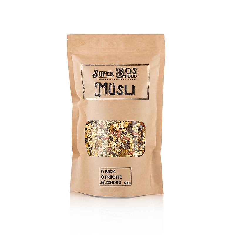 Muesli yang enak - coklat - 500 gram - tas Muesli yang enak - coklat - 500 gram - tas