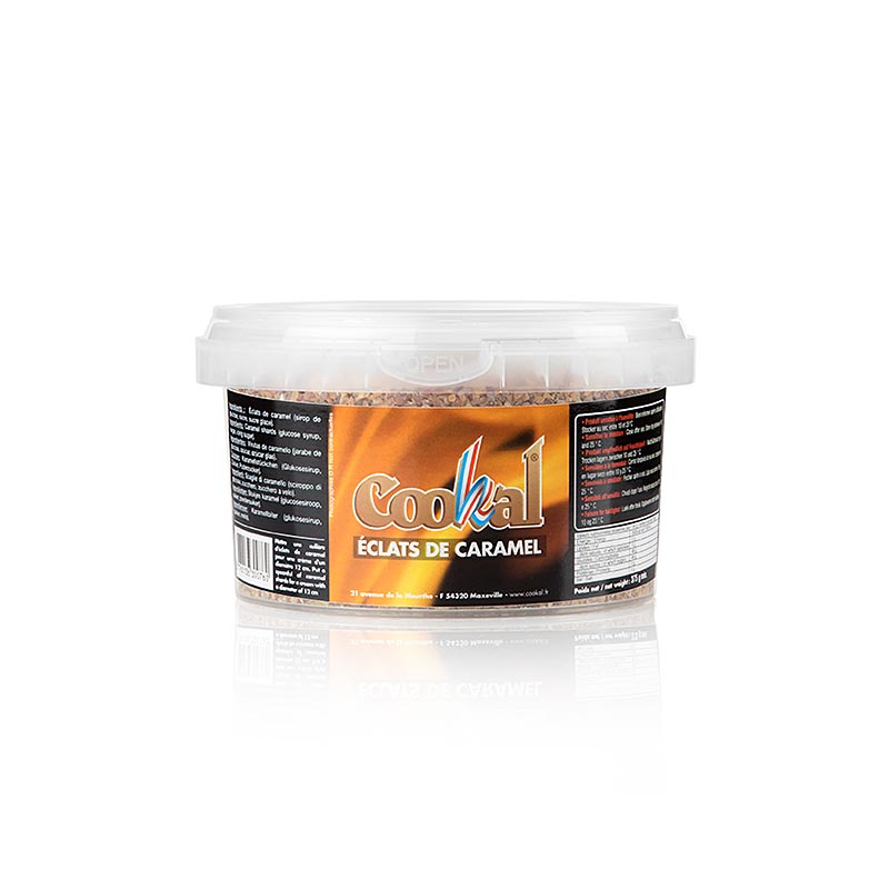 Gula khusus untuk karamel dan flambeing untuk Creme Brulee, Cookal - 375 gram - Kaca
