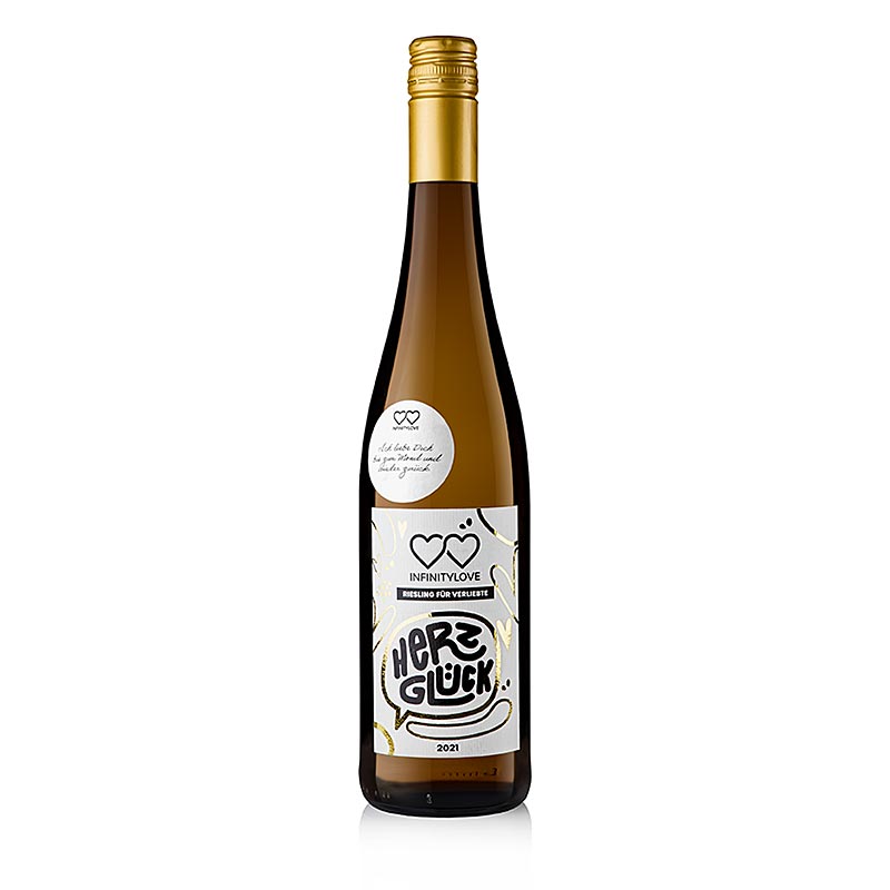 2021 Riesling Infinity Love Herzgluck, meio seco, 13% vol., Tina Pfaffmann - 750ml - Garrafa