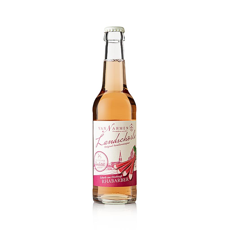 Van Nahmen Landschorle Rhubarb (dari jus langsung) VEGAN - 330ml - Botol