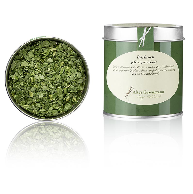 Wild garlic, freeze-dried, Old Spice Office, Ingo Holland - 5 g - can Wild garlic, freeze-dried, Old Spice Office, Ingo Holland - 5 g - can