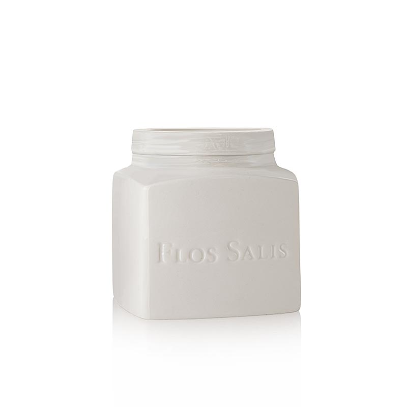 Vaso per sale da cucina Flos Salis® Flor de Sal, grande, biologico - 340 g - Vaso in ceramica