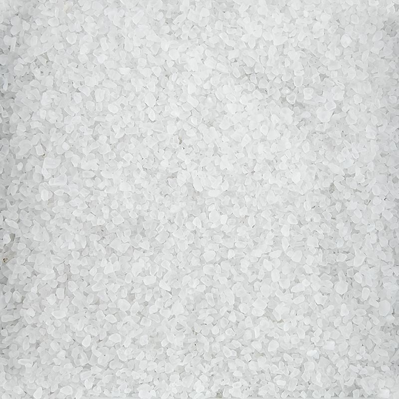 Thyskt hagl / kringla steinsalt, natturulegt, 0,8 mm - 2,3 mm - 1 kg - taska