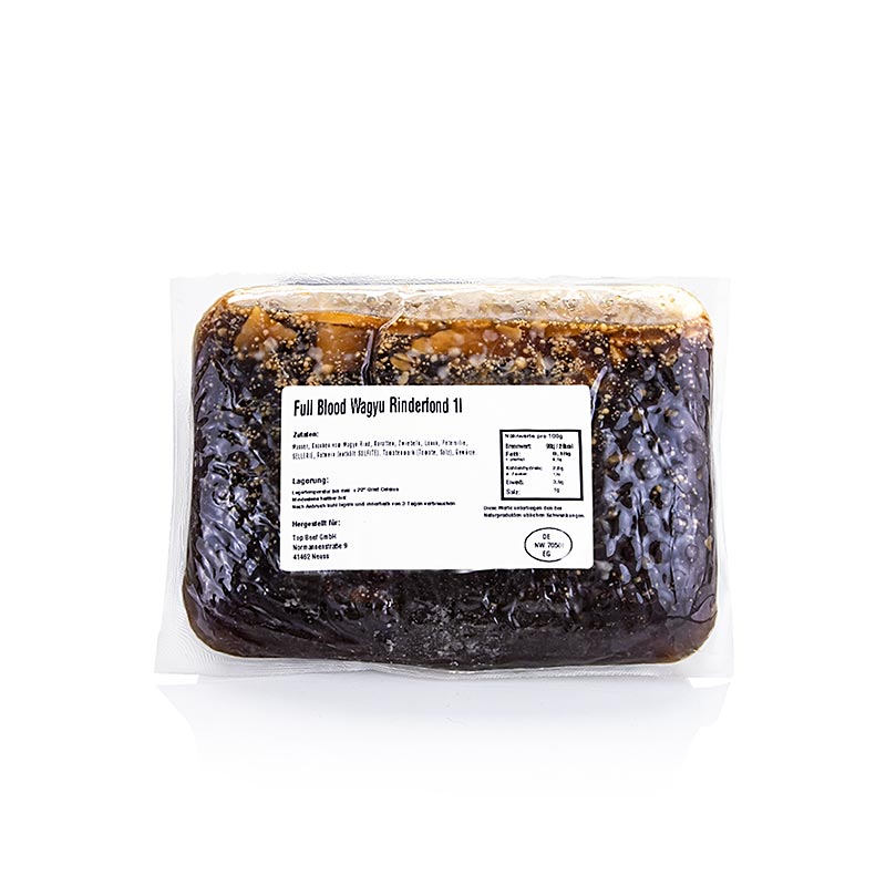 Brodo Wagyu di manzo purosangue superiore - 1 litro - borsa