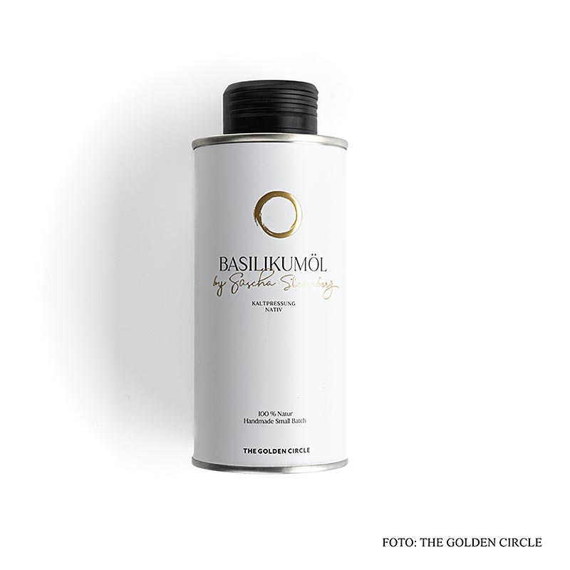 Minyak selasih oleh Sascha Stemberg, THE GOLDEN CIRCLE - 250ml - Botol Minyak selasih oleh Sascha Stemberg, THE GOLDEN CIRCLE - 250ml - Botol