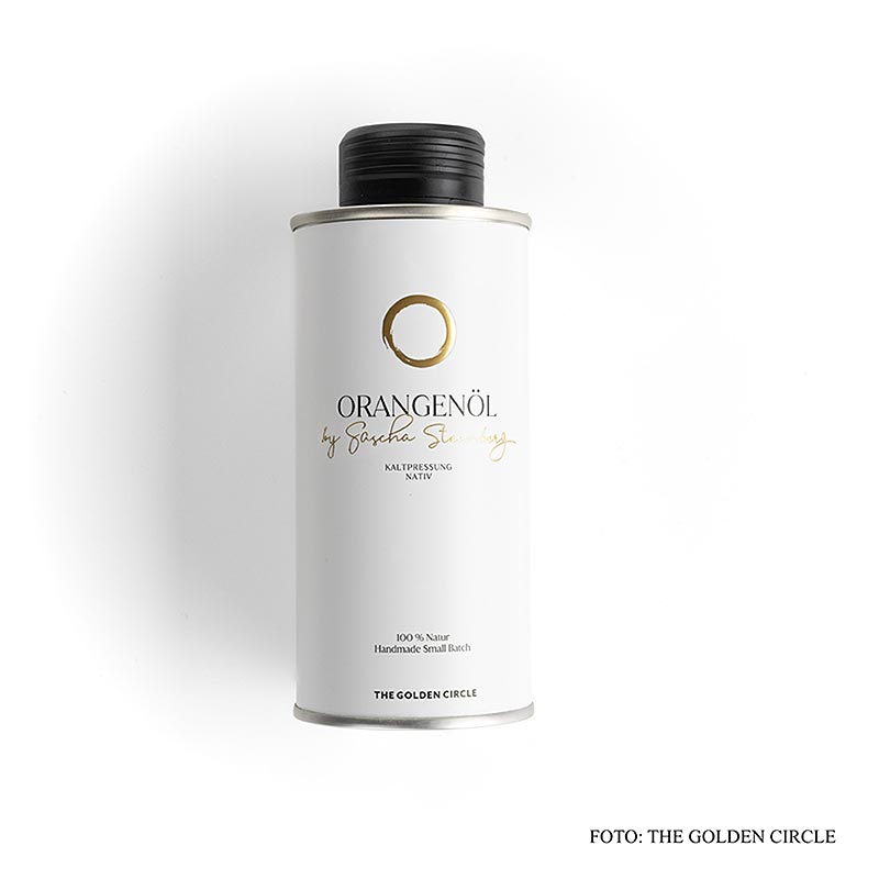 Olio d`arancia di Sascha Stemberg, THE GOLDEN CIRCLE - 250 ml - Bottiglia Olio d`arancia di Sascha Stemberg, THE GOLDEN CIRCLE - 250 ml - Bottiglia
