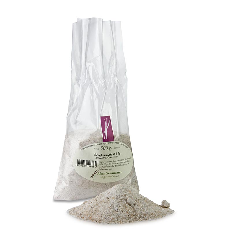 Bergkernsalz, Granulat, Altes Gewürzamt, Ingo Holland - 1 kg - Beutel Bergkernsalz, Granulat, Altes Gewürzamt, Ingo Holland - 1 kg - Beutel