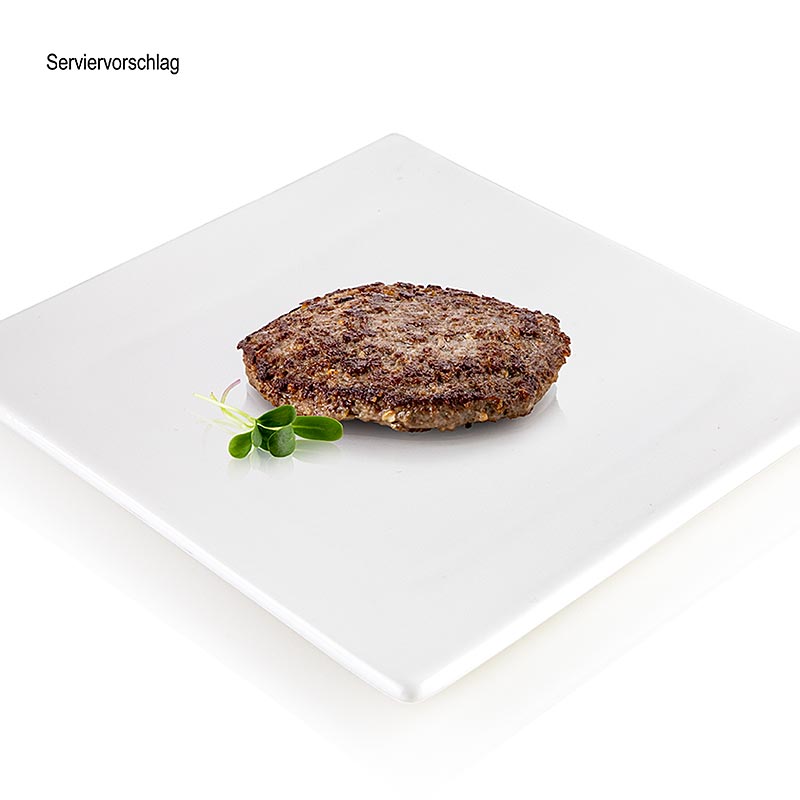 Pastissos d`hamburguesa, vedella pasturada, calibre - 360 g, 2 x 180 g - buit