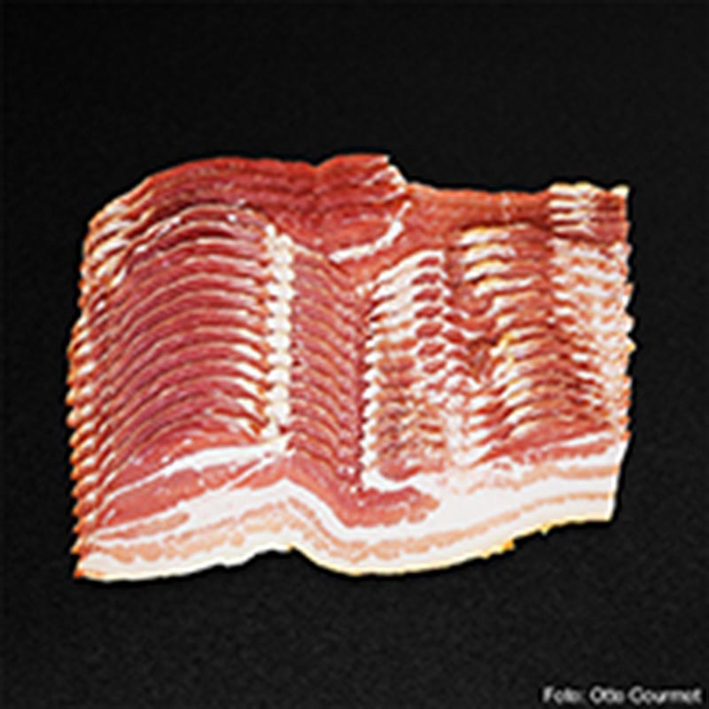 Pancetta affumicata, affettata, Livar, Otto Gourmet - circa 150 gr - vuoto