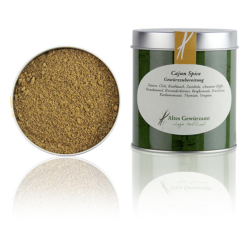 Cajun Spice, Gewürzzubereitung, Altes Gewürzamt, Ingo Holland - 70 g - Dose Cajun Spice, Gewürzzubereitung, Altes Gewürzamt, Ingo Holland - 70 g - Dose