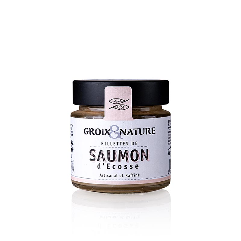 Rillettes di salmone, Groix e natura - 100 grammi - Bicchiere