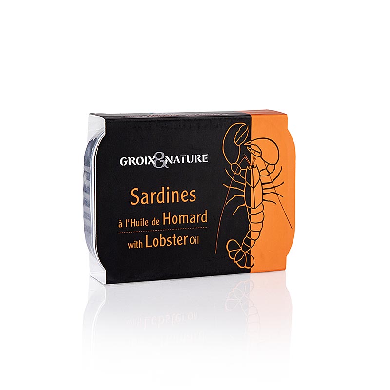 Sardinas en aceite de bogavante, Groix y Nature - 115g - poder