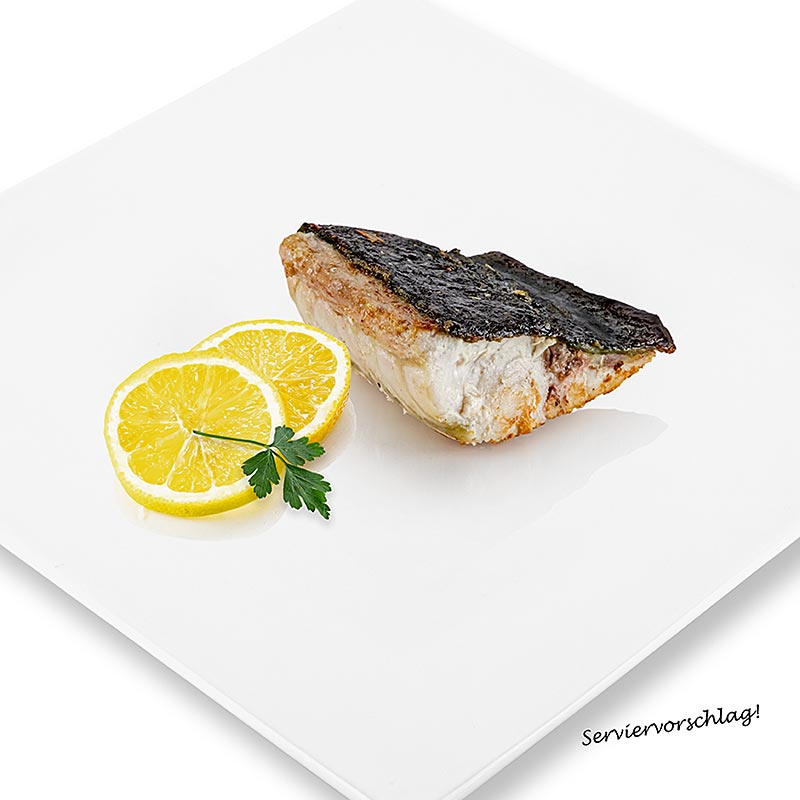 File de esturjao de viveiro (Acipenser baerii) com pele - aproximadamente 900g - vacuo File de esturjao de viveiro (Acipenser baerii) com pele - aproximadamente 900g - vacuo