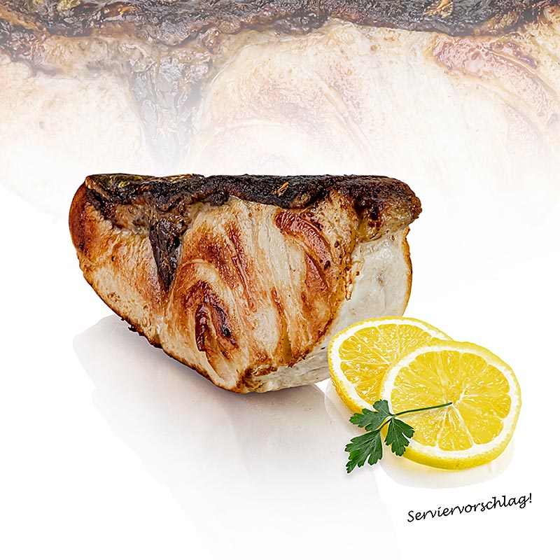 Filet d`esturio de granja (Acipenser transmontanus), amb pell - uns 3,5 kg - buit